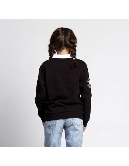 Hoodless Sweatshirt for Girls Wednesday Dark grey