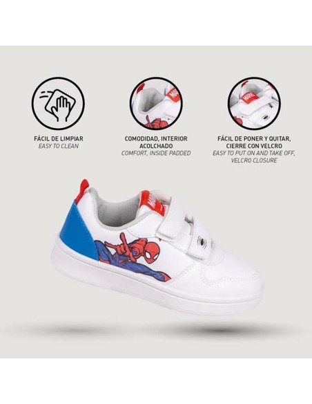 Sports Shoes for Kids Spider-Man White