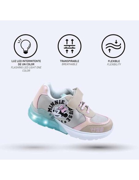 Sports Shoes for Kids Minnie Mouse Beige