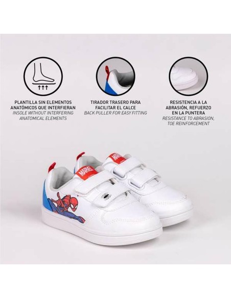 Sports Shoes for Kids Spider-Man White