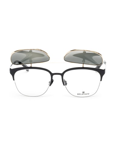 Eyeglass Frame + Sunglasses Belstaff HATCHER-NEGRO-DORADO-W Ø 55 mm Clip On