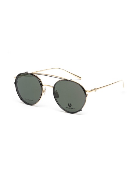 Eyeglass Frame + Sunglasses Belstaff JAGGED-CLIP-ON-DORADO Ø 53 mm Clip On