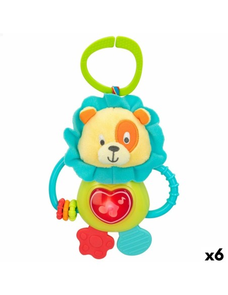 Rattle Cuddly Toy Winfun 14 x 19 x 6,5 cm (6 Units)