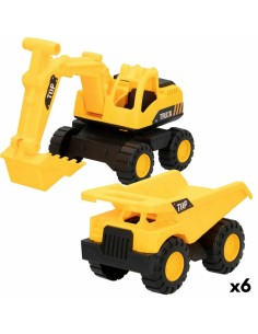 Construction Vehicles Speed & Go 18,5 x 10,5 x 10 cm (6 Units)
