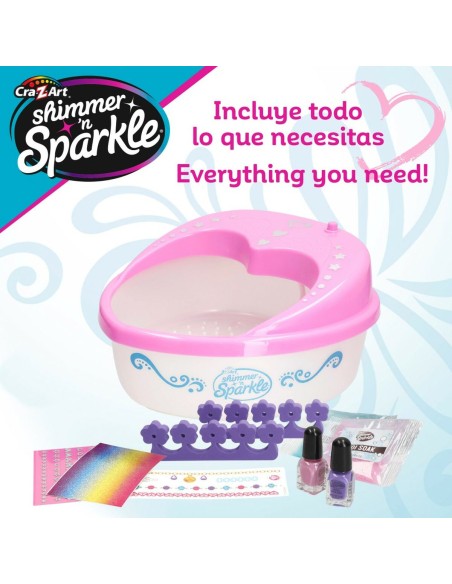 Nail Design Kit Cra-Z-Art Pedicure spa (3 Units)