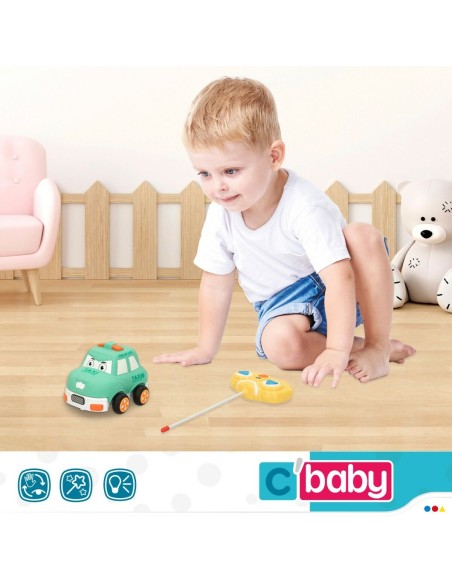 Remote-Controlled Car Colorbaby Green 13 x 9 x 10 cm (6 Units)