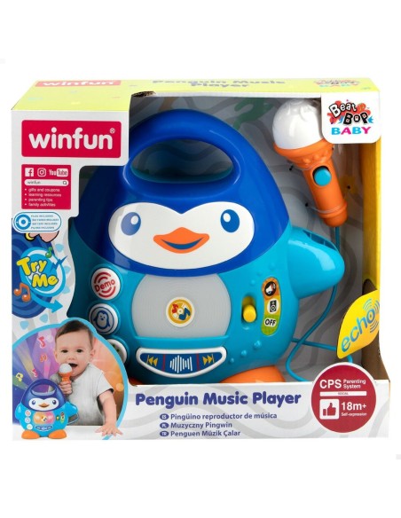 Karaoke Microphone Winfun Penguin 6 Units