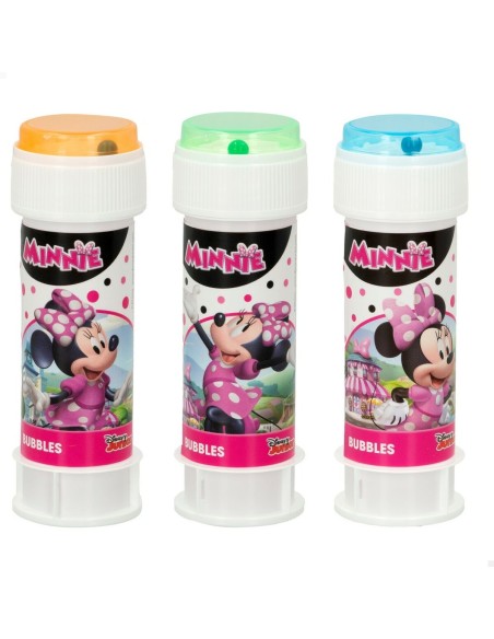 Bubble Blowing Game Minnie Mouse 3,8 x 11,5 x 3,8 cm (24 Units)
