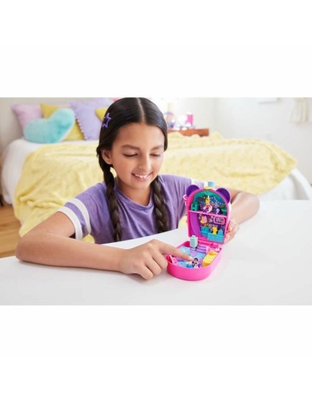 Playset Polly Pocket Panda Bubble Tea-Box with 2 mini-figures and panda HWN95