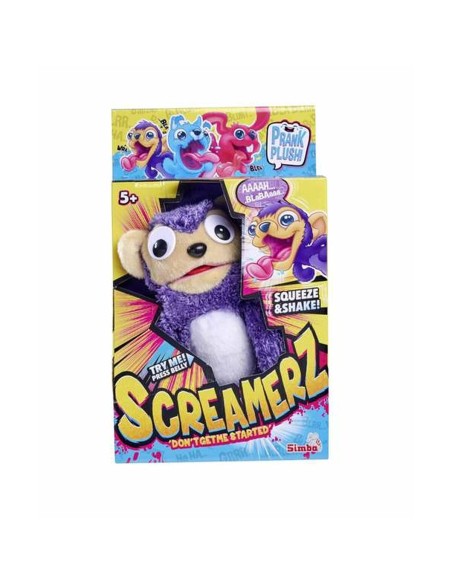 Soft toy with sounds Simba Screamerz Monkey 30 cm Purple