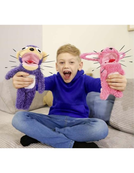 Soft toy with sounds Simba Screamerz Monkey 30 cm Purple