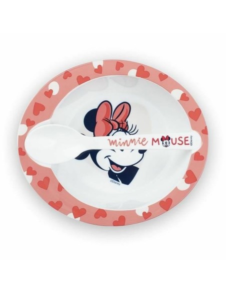 Dinnerware Set ThermoBaby Minnie Microwave Meal Set Bowl + Spoon