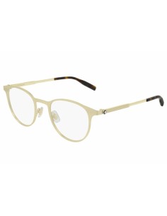 Men' Spectacle frame Montblanc MB0095O-002 Golden Ø 48 mm