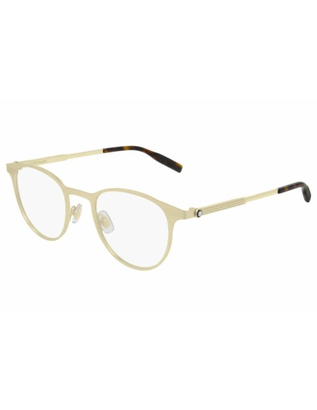 Men' Spectacle frame Montblanc MB0095O-002 Golden Ø 48 mm