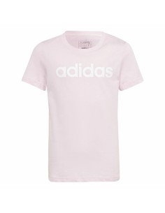 Child's Short Sleeve T-Shirt Adidas G Lin T Pink