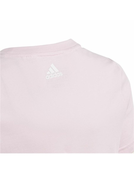 Child's Short Sleeve T-Shirt Adidas G Lin T Pink