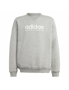 Hoodless Sweatshirt for Girls Adidas All Szn Crew Grey