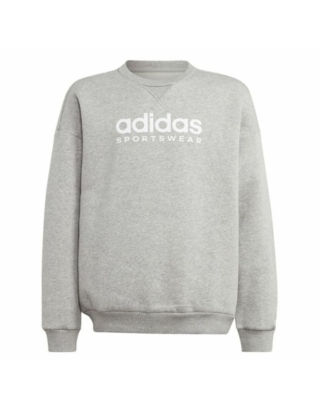 Hoodless Sweatshirt for Girls Adidas All Szn Crew Grey