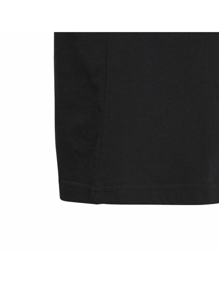 Child's Short Sleeve T-Shirt Adidas Essentials Black