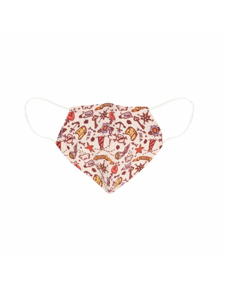 Hygienic Face Mask Contact Printed