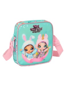 Shoulder Bag Na!Na!Na! Surprise Bunny Pink Turquoise 16 x 18 x 4 cm
