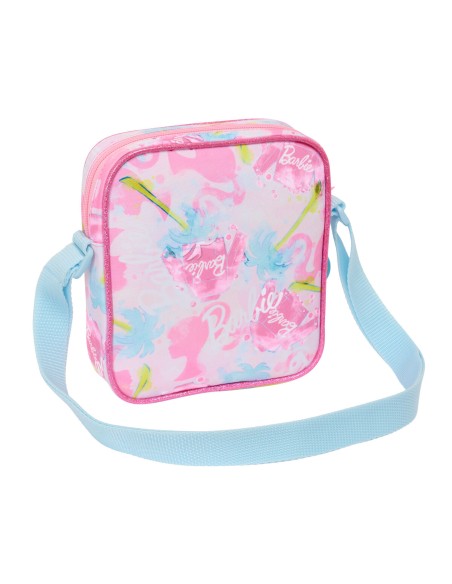 Shoulder Bag Barbie Painterly Pink Sky blue 16 x 18 x 4 cm