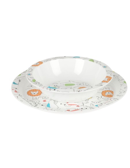 Children's dish set Safta Zoo Polyester 26 x 26 x 9 cm