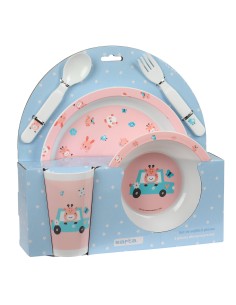 Children's dish set Safta Jirafa Polyester 26 x 26 x 9 cm