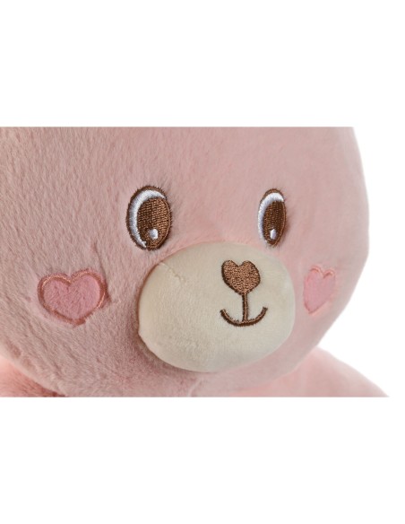 Fluffy toy Home ESPRIT Brown Grey Pink Polyester Animal 28 x 22 x 32 cm (4 Units)