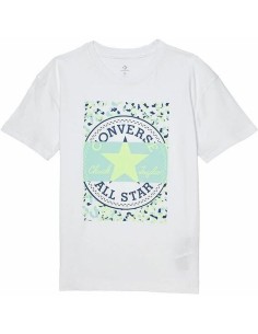 Child's Short Sleeve T-Shirt Converse Boyfriend Graphicrt White 2