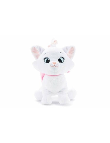 Fluffy toy Disney Cakey Cat 25 cm White Polyester