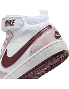 Children’s Casual Trainers Nike COURT BOROUGH MID 2 BG CD7782 118 White 2