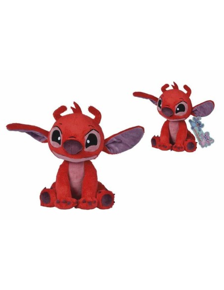 Fluffy toy Stitch Leroy 25 cm Red Multicolour