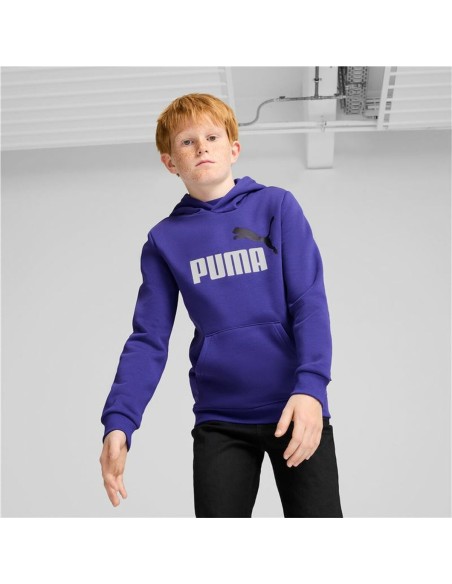 Children’s Hoodie Puma Essentials+ 2 Col Big Logo Blue