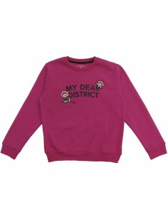 Hoodless Sweatshirt for Girls Softee Lunar Infantil Dark pink