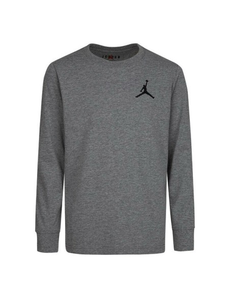 Children’s Long Sleeve T-shirt Nike JDB JUMPMAN AIR EMB 95A903 Grey