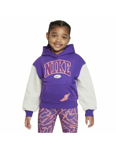 Hooded Sweatshirt for Girls Nike Join The Club Violet