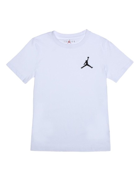 Child's Short Sleeve T-Shirt Nike JDB JUMPMAN AIR EMB 95A873 001 Black