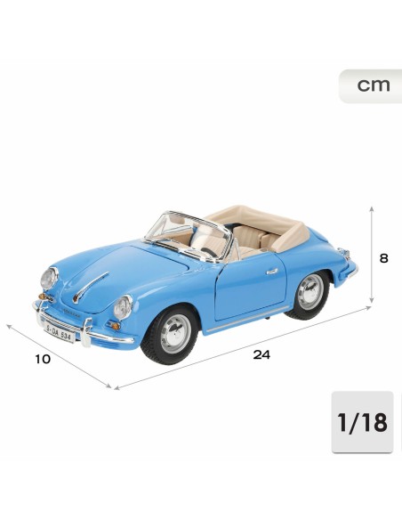 Car Bburago GT-Porsche 356B Cabriolet (1961)