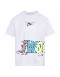 Child's Short Sleeve T-Shirt Nike KT-S/S Knit White