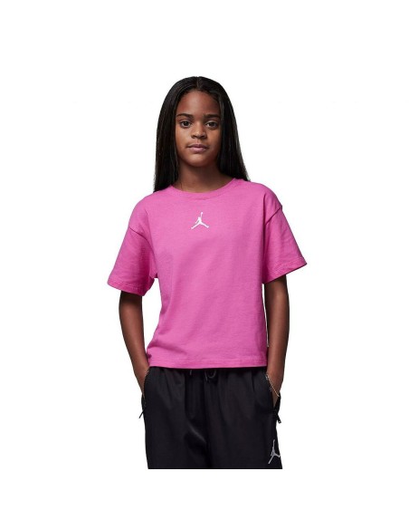 Child's Short Sleeve T-Shirt Nike JDG JORDAN ESSENTIALS 45A770 P5D Pink