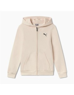 Children's Jacket Puma Essentials+ Graphic Hoodie Fz Beige
