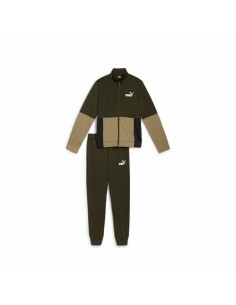 Children’s Tracksuit Puma Colorblock Poly Suit Khaki Olive