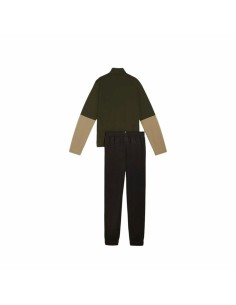 Children’s Tracksuit Puma Colorblock Poly Suit Khaki Olive 2