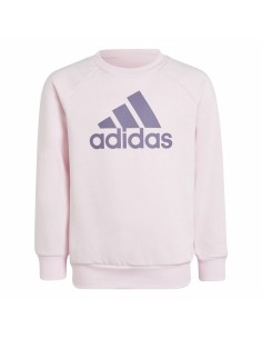Children’s Tracksuit Adidas Lk Bos Jog Fleece Pink 2