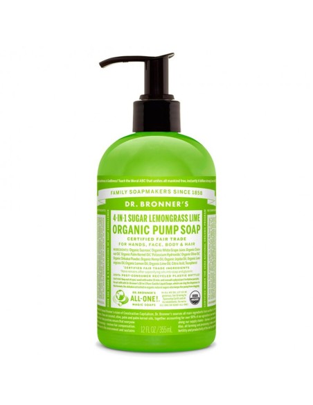 Hand Soap Dr Bronner's 4 in 1 Lemongrass Lime 355 ml