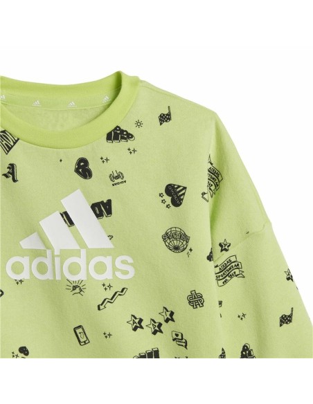 Children’s Tracksuit Adidas I Bluv Q3 Cset Green