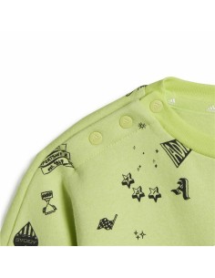 Children’s Tracksuit Adidas I Bluv Q3 Cset Green 2