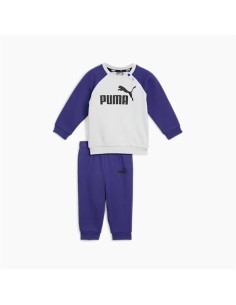 Children’s Tracksuit Puma Minicats Ess Raglan Jogger Fl Navy Blue