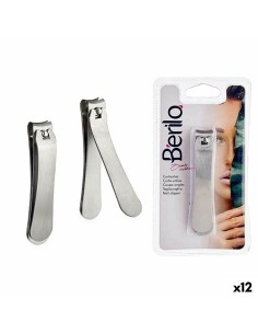 Nail clipper Berilo 1703240 Silver Metal (12 Units)